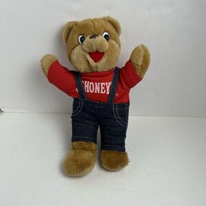 Vintage 1986 Shoney’s Restaurant Teddy Bear w/ Original Clothes Plush Doll